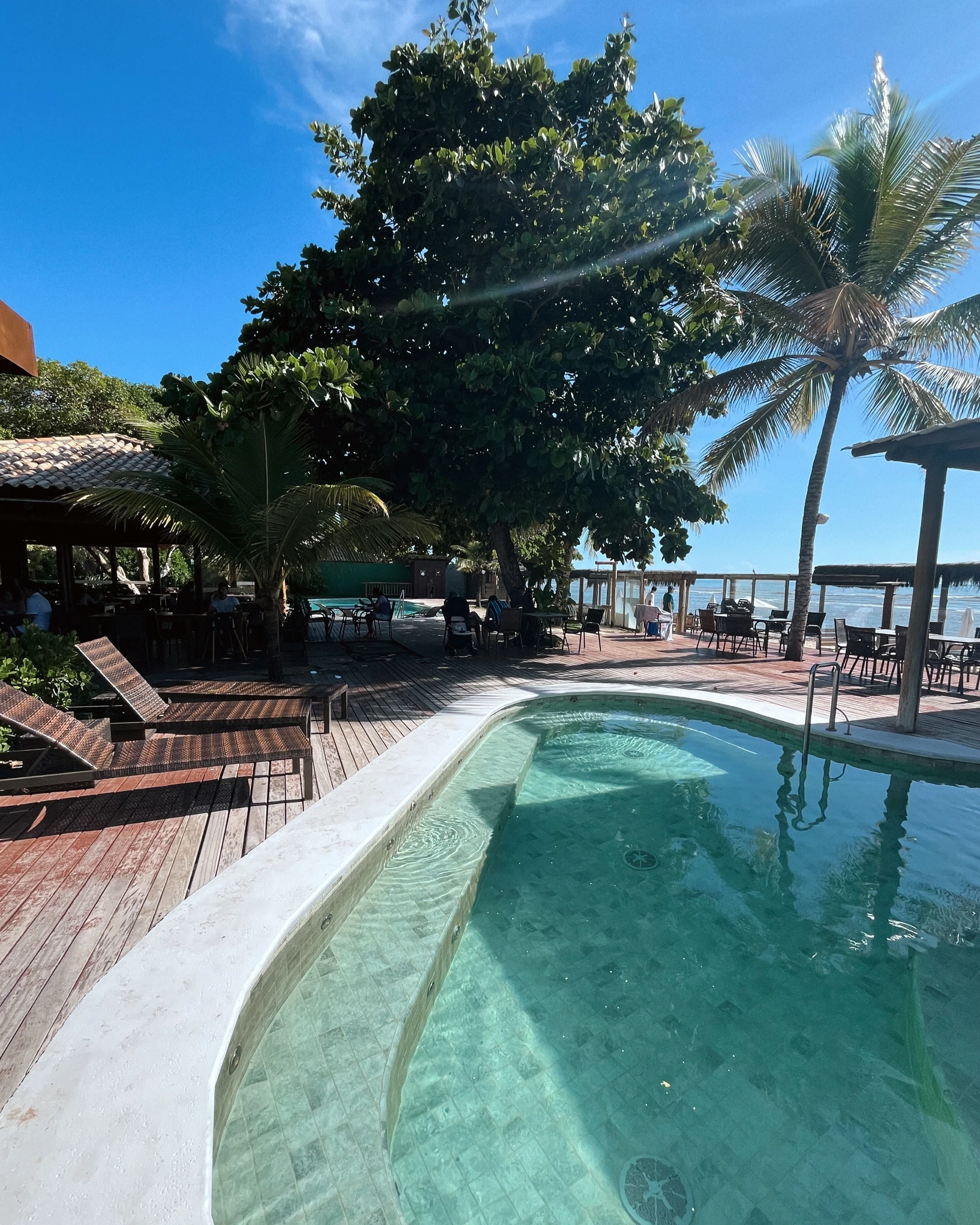 Piscina aquecida noturna