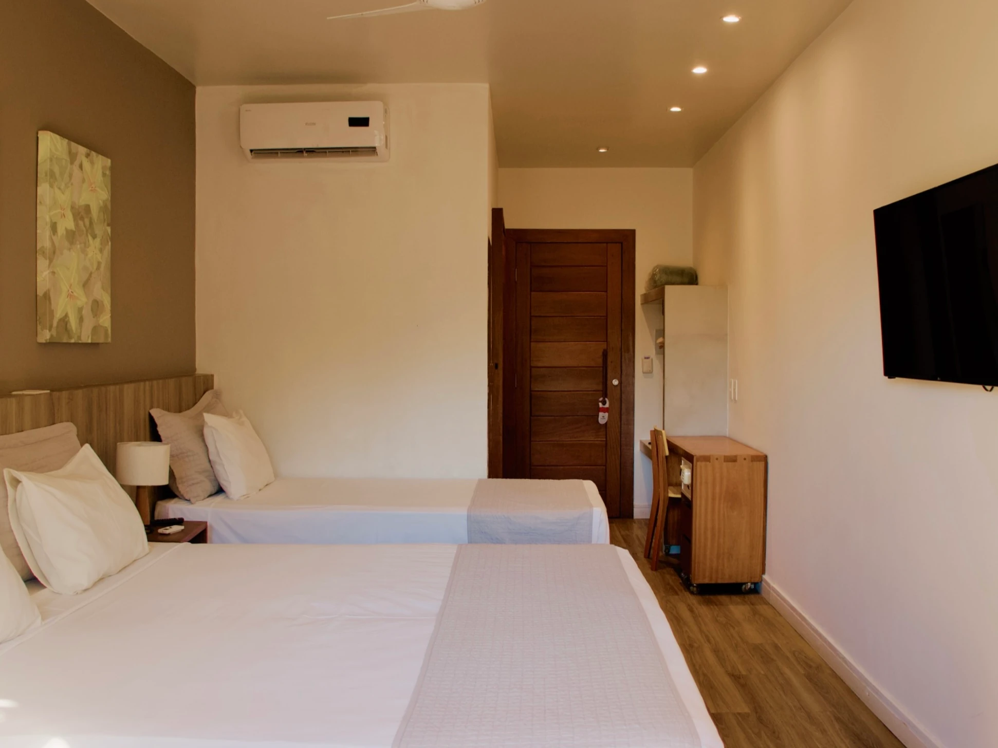 Sala de estar do apartamento